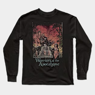 Warrior apocalypse vintage cracked Long Sleeve T-Shirt